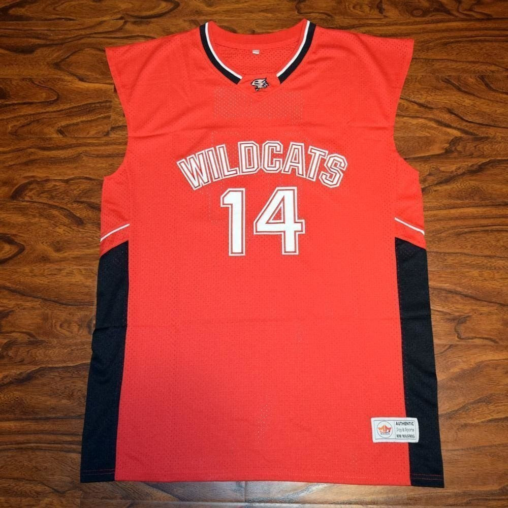 Troy Bolton (Zac Efron) #14 East Wildcats High School Movie Jersey - HaveJerseys