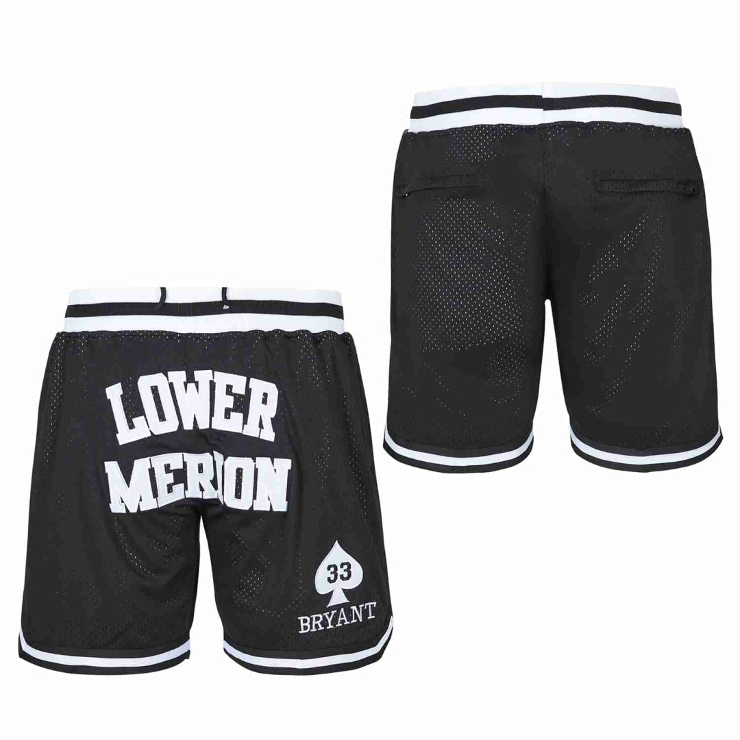 33 KOBE BRYANT LOWER MERION BASKETBALL SHORTS HaveJerseys