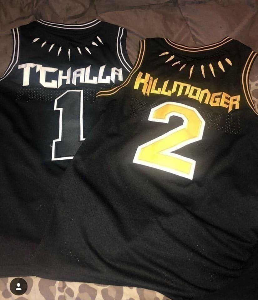 Black Panther - Wakanda - T'Challa | Killmonger Official Movie Basketball Jerseys - HaveJerseys