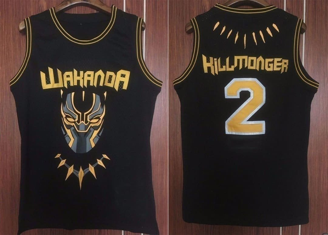 Black Panther - Wakanda - T'Challa | Killmonger Official Movie Basketball Jerseys - HaveJerseys