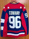 Charlie Conway #96 Team USA Mighty Ducks "Hendrix" Movie Jersey - HaveJerseys