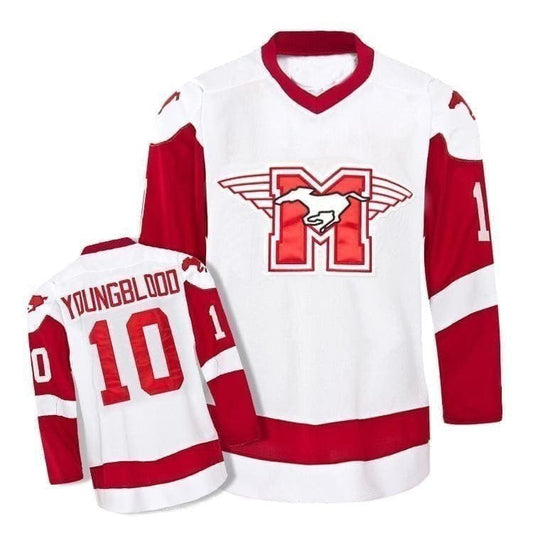 Dean YoungBlood (Rob Lowe) #10 Mustangs 1986 Movie Jersey - HaveJerseys