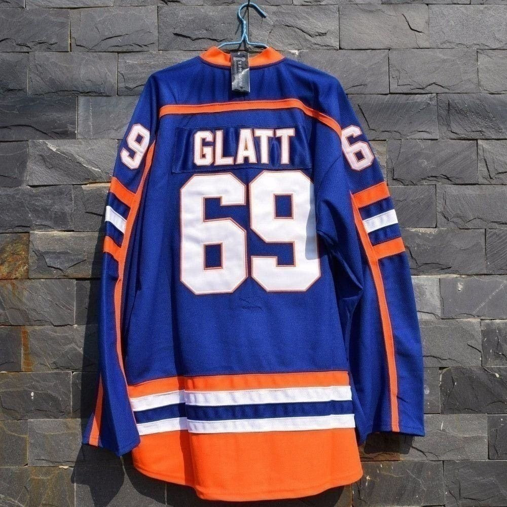 retro-city-threads Goon Halifax Highlanders Doug Glatt Custom Lace-Up Hockey Jersey Youth XS