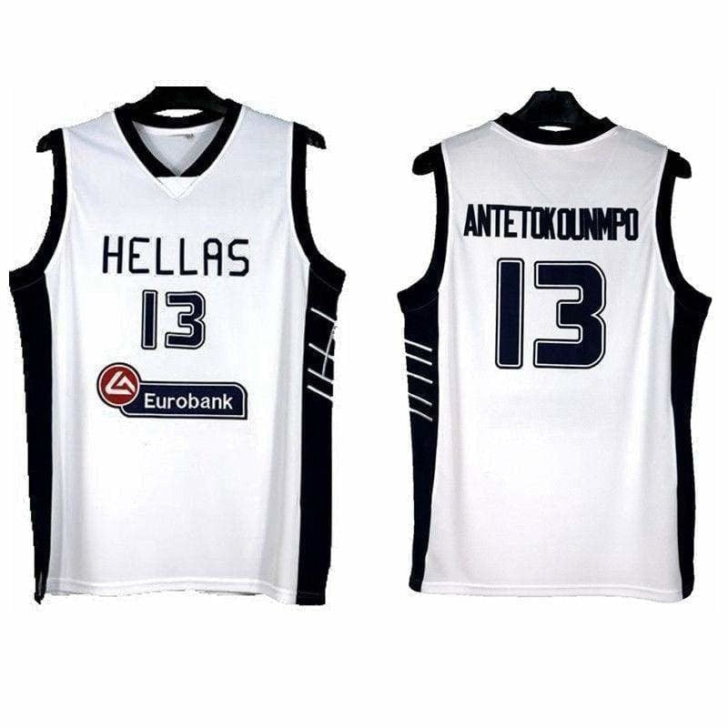 Giannis Greece Throwback Basketball Jersey HaveJerseys