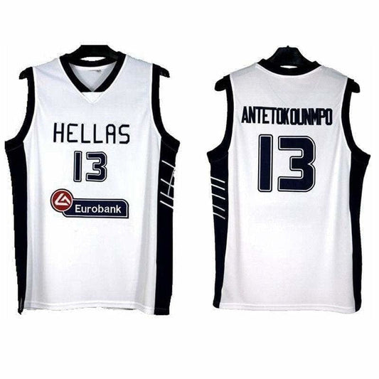 Giannis Greece Throwback Basketball Jersey - HaveJerseys