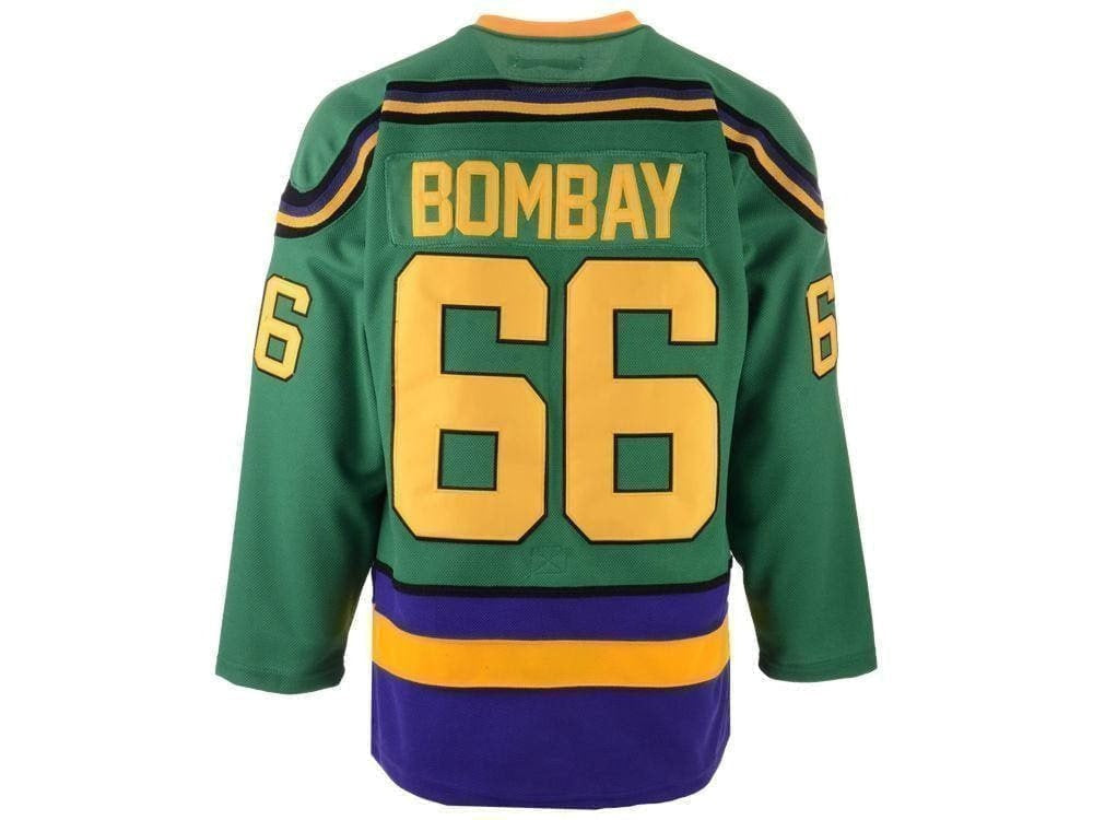 Gordon Bombay 66 Mighty Ducks Movie Hockey Jersey HaveJerseys