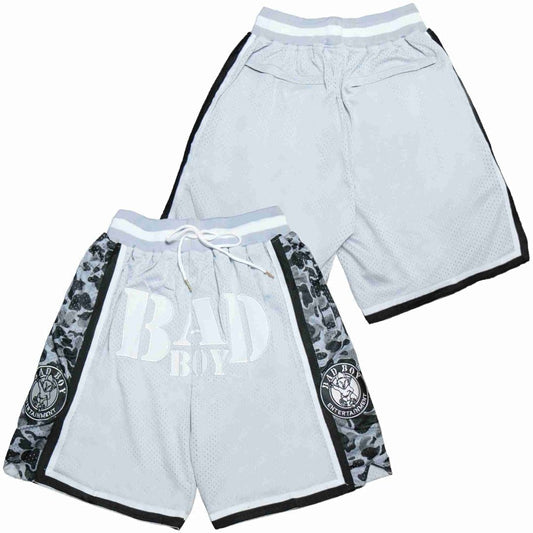Gray Bad Boy Basketball Shorts - HaveJerseys