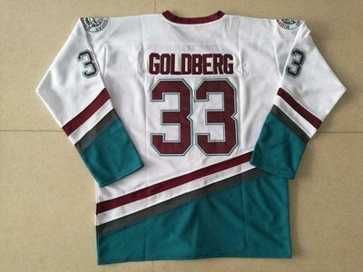 Greg Goldberg #33 The Mighty Ducks Hockey Movie Jersey - HaveJerseys
