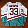 Greg Goldberg #33 The Mighty Ducks Hockey Movie Jersey - HaveJerseys