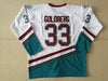 Greg Goldberg #33 The Mighty Ducks Hockey Movie Jersey - HaveJerseys