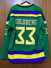 Greg Goldberg #33 The Mighty Ducks Hockey Movie Jersey - HaveJerseys