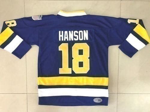 Hanson Brothers #16 #17 #18 Charlestown Chiefs "Slap Shot" Movie Hockey Jerseys! - HaveJerseys