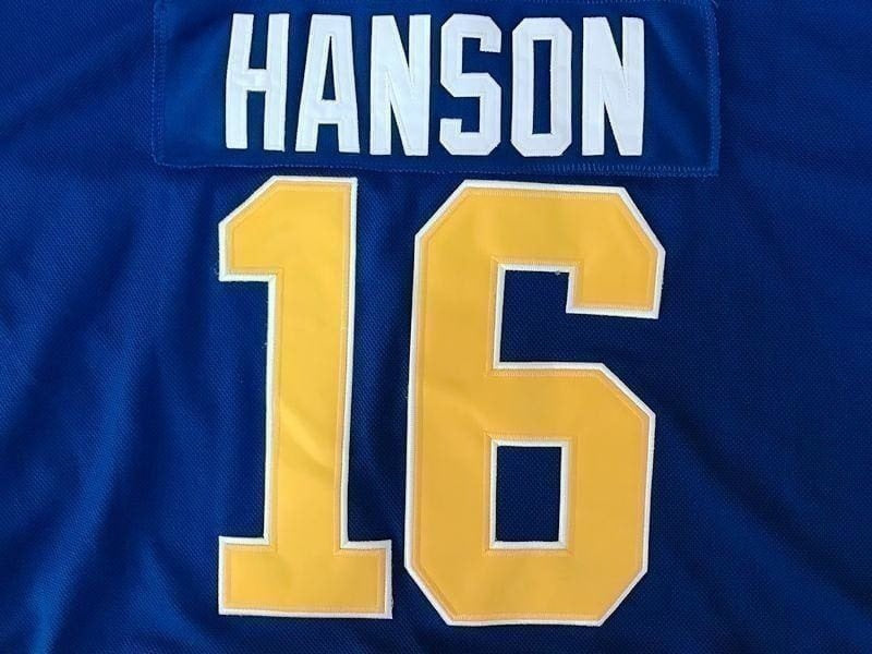 Hanson Brothers #16 #17 #18 Charlestown Chiefs "Slap Shot" Movie Hockey Jerseys! - HaveJerseys