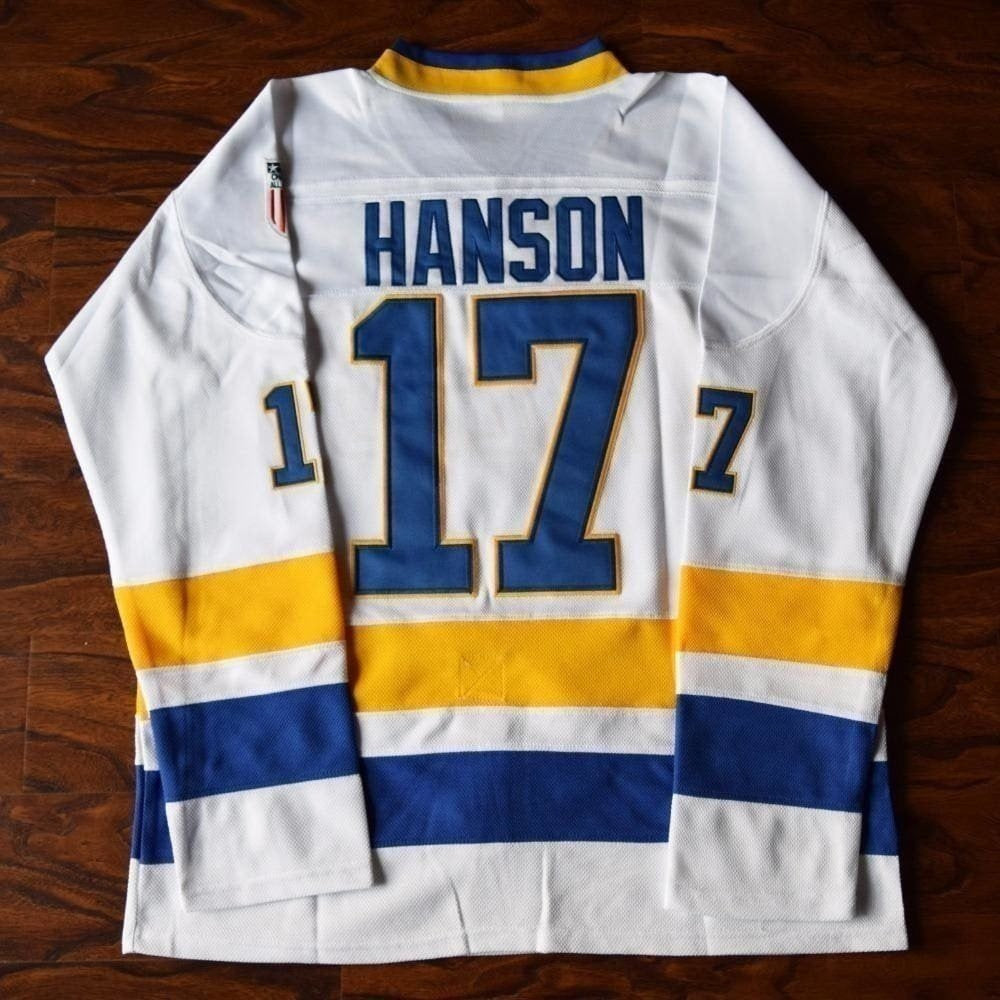 Hanson Brothers #16 #17 #18 Charlestown Chiefs "Slap Shot" Movie Hockey Jerseys! - HaveJerseys