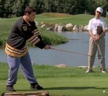 Happy Gilmore (Adam Sandler) #18 Boston Movie Hockey Jersey - HaveJerseys