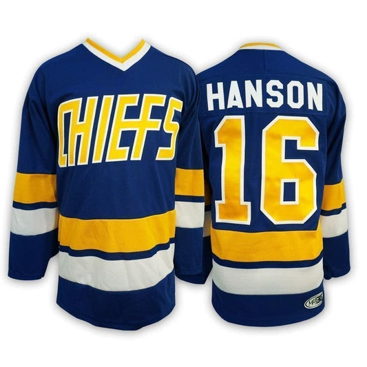 Jack Hanson #16 Hanson Brothers Charlestown Chiefs Slapshot Movie Jersey - HaveJerseys