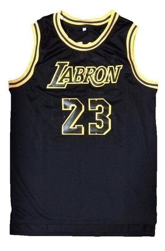 LABRON #23 - LeBron James LA Lakers Black Basketball Jersey - HaveJerseys