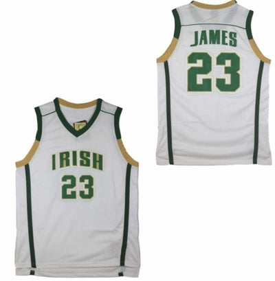 Lebron James #23 IRISH High School Jersey SZ 60 5XL True School Authentics