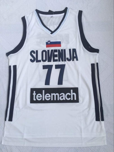 Luka Doncic #77 Slovenia National Basketball Jersey - HaveJerseys