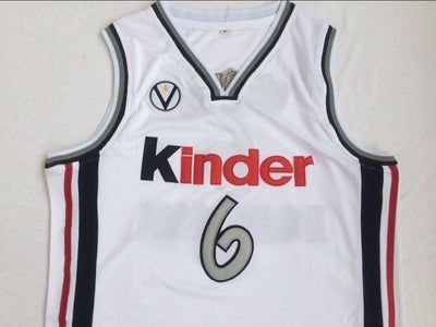 Manu Ginobili #6 Virtus Kinder Bologna European Jersey - HaveJerseys