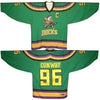 Mighty Ducks #96 Charlie Conway Official Movie Jersey - HaveJerseys