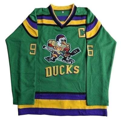 Mighty Ducks #96 Charlie Conway Official Movie Jersey - HaveJerseys