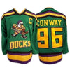 Mighty Ducks #96 Charlie Conway Official Movie Jersey - HaveJerseys