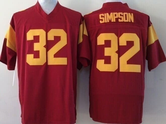 OJ Simpson #32 Official Throwback Jersey