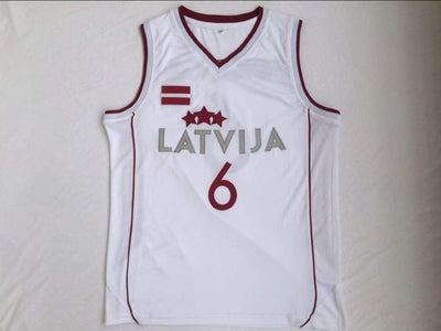 Porzingis Latvija European Jersey - HaveJerseys