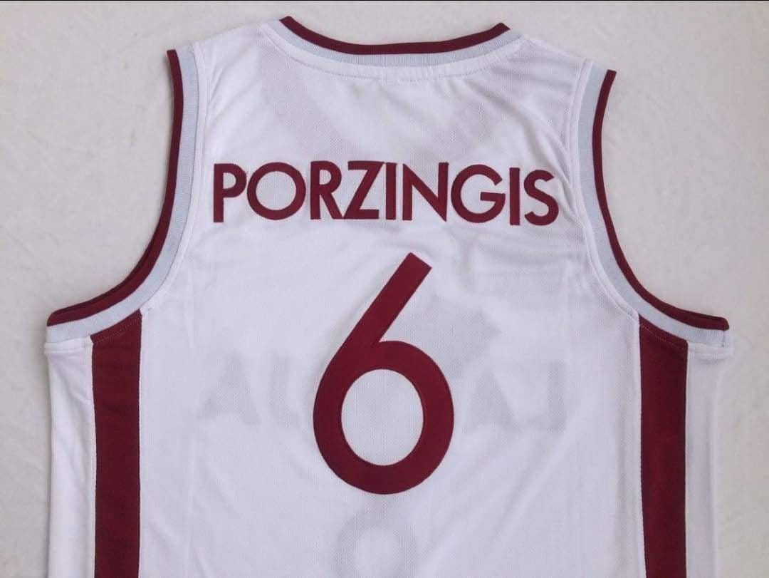 Porzingis Latvija European Jersey - HaveJerseys
