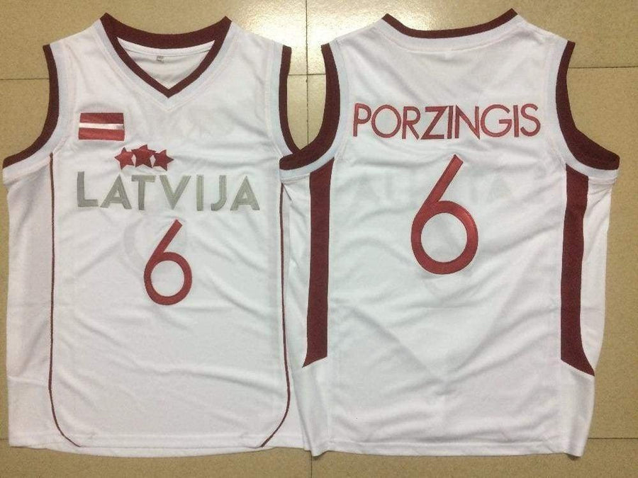 Porzingis Latvija European Jersey