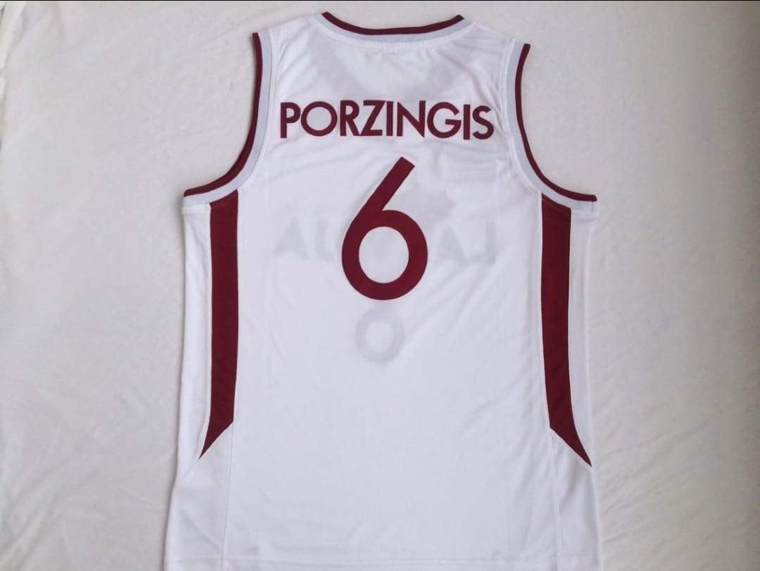 Porzingis Latvija European Jersey - HaveJerseys