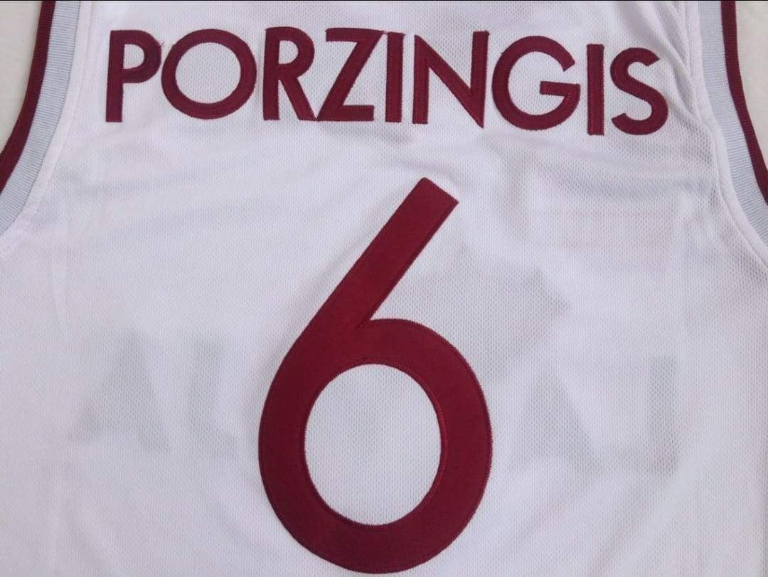 Porzingis Latvija European Jersey - HaveJerseys