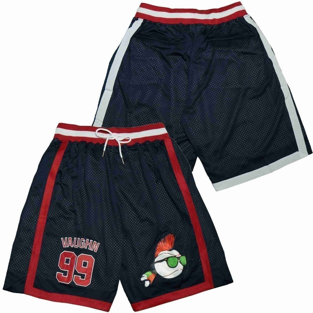 Rick Vaughn #99 Wild Thing Movie Basketball Shorts - HaveJerseys