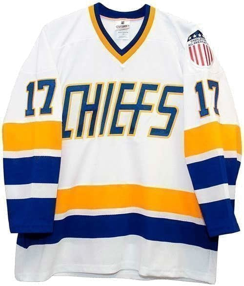 Steve Hanson #17 Hanson Brothers Charlestown Chiefs Slapshot Movie Jersey - HaveJerseys