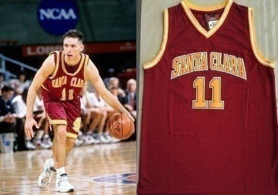 Steve Nash #11 Santa Clara Broncos College Jersey