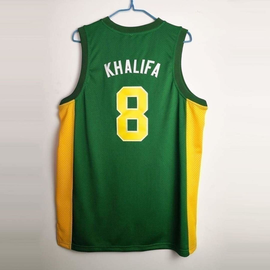 Wiz Khalifa #8 N. Hale High School Basketball Jersey